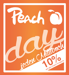 Peach Day every Wednesday