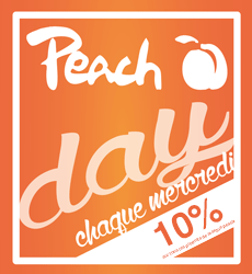 Peach Day every Wednesday