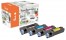 111725 - Peach Spar Pack Tonermodule kompatibel zu Dell KU052-KU055, 593-10258/59/60/61