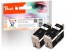 318836 - Peach Doppelpack Tintenpatronen schwarz kompatibel zu Epson T1301 bk*2, C13T13014010