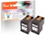318840 - Peach Double Pack tête d'impression noir, compatible avec HP No. 300 bk*2, CC640EE*2