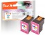 318841 - Peach Double Pack tête d'impression couleur, compatible avec HP No. 300 c*2, CC643EE*2