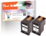 318842 - Peach Doppelpack Druckköpfe schwarz kompatibel zu HP No. 301 bk*2, CH561EE*2