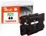 320556 - Peach Doppelpack Tintenpatrone schwarz kompatibel zu Ricoh GC21K, 405532