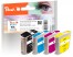 322066 - Peach Spar Pack Tintenpatronen kompatibel zu HP No. 10/11, C4844A, C4836A, C4837A, C4838A
