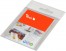 510440 - Peach pochettes à plastifier pour cartes de crédit, 125 mic, brillant, PP525-07, set de 25